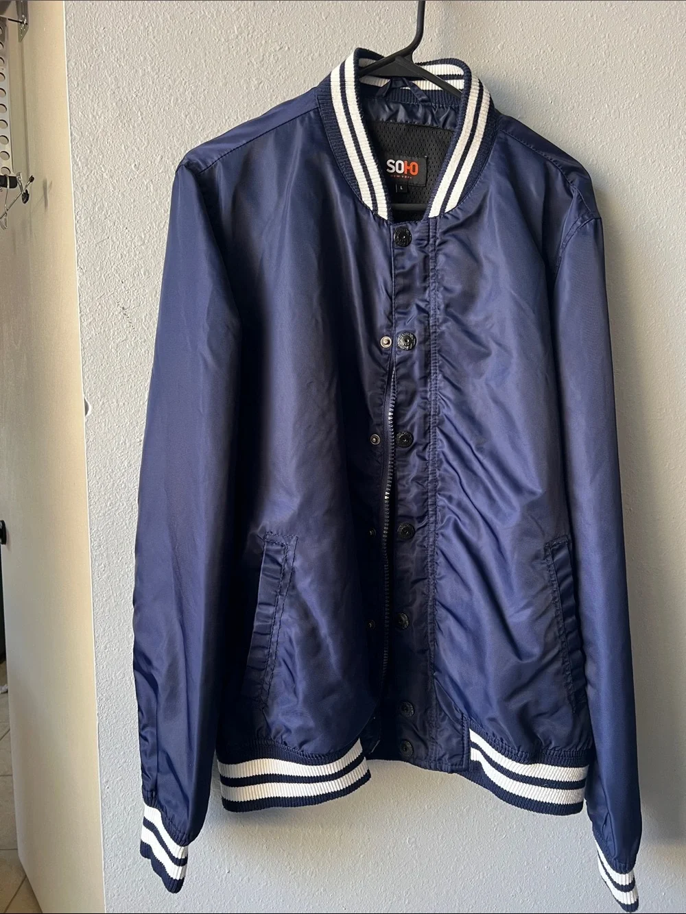 Classic Stadium Navy Bomber Jacket